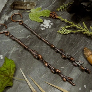 Willow Branch Hangers Ear Weights Plugs *Forest Witch Collection*