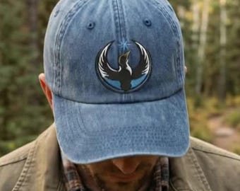 Minnesota Rebel Alliance Loon Embroidery Hat, MN State Bird Loon Cap, Minnesota Pride Political Hat, Star Loon Hat, Minnesota Souvenir Gift