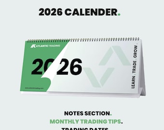 2026 Trading Desk Calendar, Stock Market Key Dates