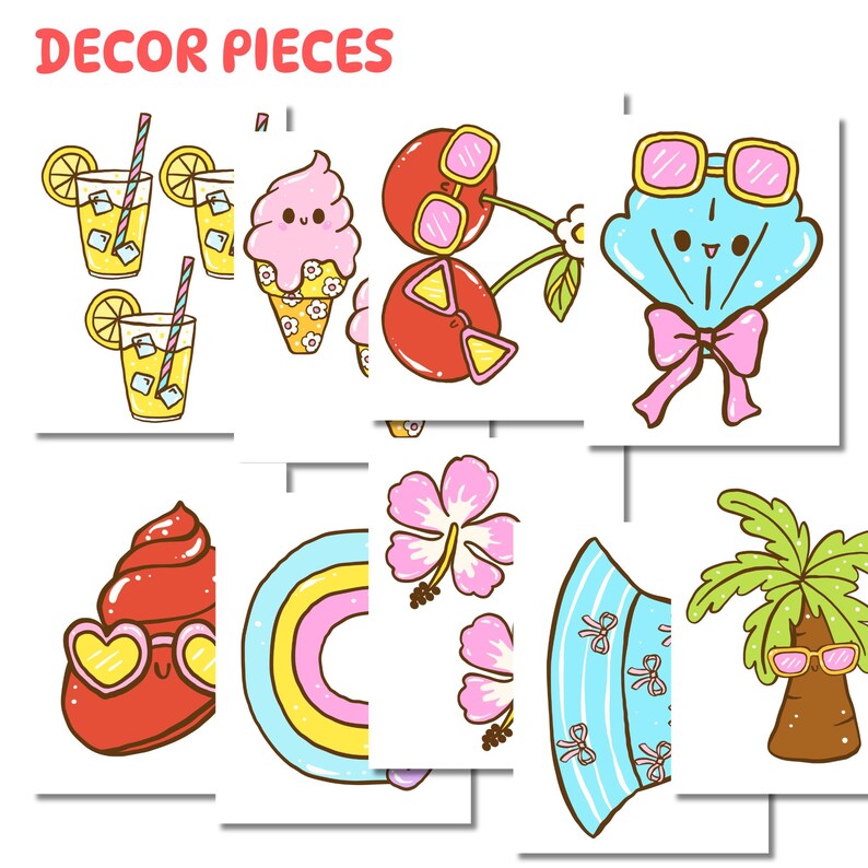 Summer Bulletin Board Kit | Retro End of Year Classroom Decor | in Our ...