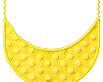 Baby Bib Appliqué Design | Machine Embroidery Bib Pattern | Beginner Friendly