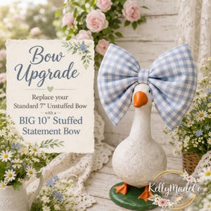 10" Stuffed Statement Bow Upgrade for Goose Outfits