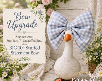 Lazo decorativo de 25 cm (10 pulgadas) para complementar los atuendos de ganso.