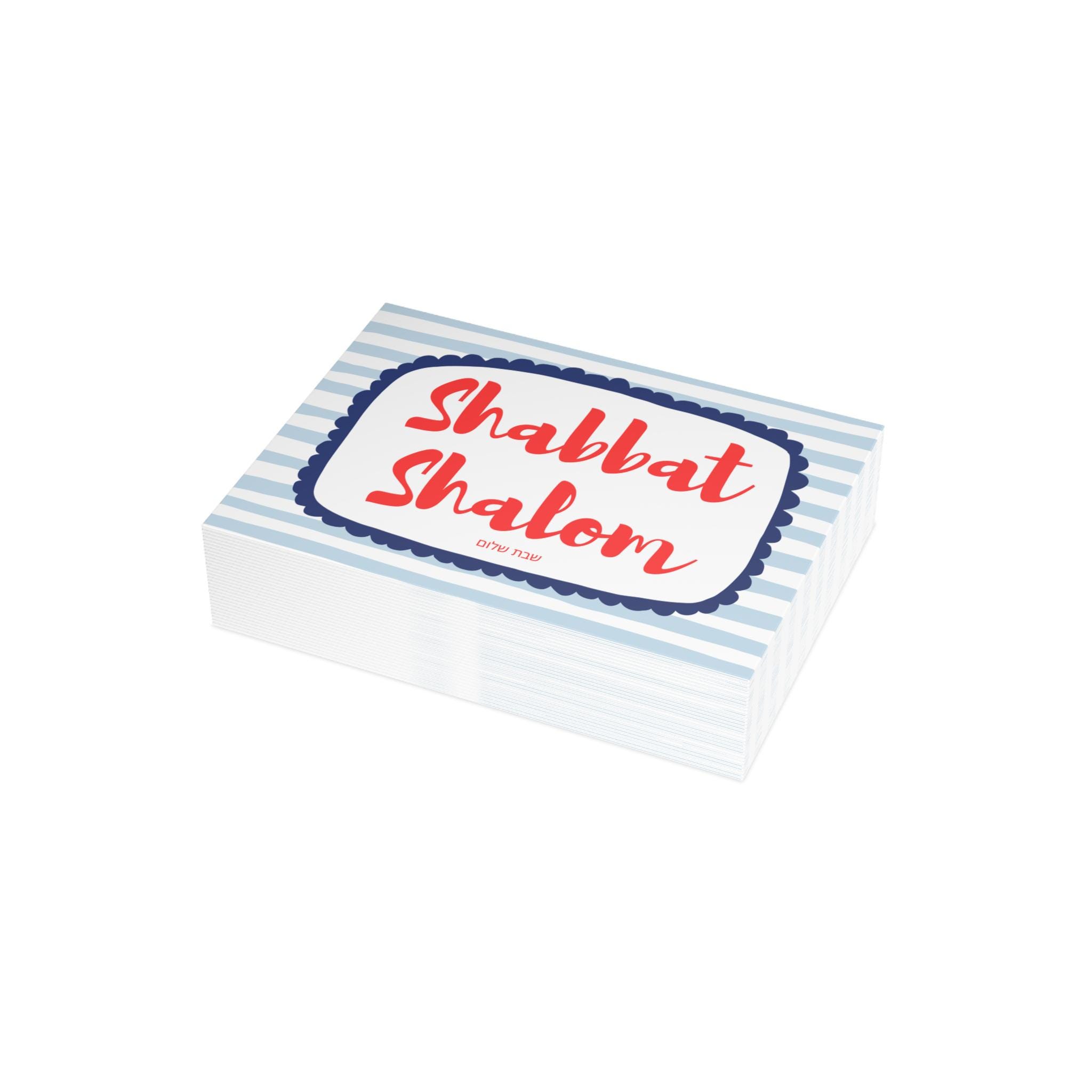 Shabbat Shalom Card Bundles (envelopes included)