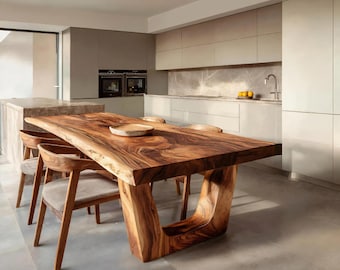 Tavolo da pranzo minimalista dal look elegante per la sala da pranzo.