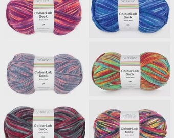 West Yorkshire Spinners ColourLab Sock DK - 150g - 75% Wool & Nylon