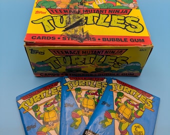 1989 Topps Teenage Mutant Ninja Turtles Trading Cards – Lot of 2