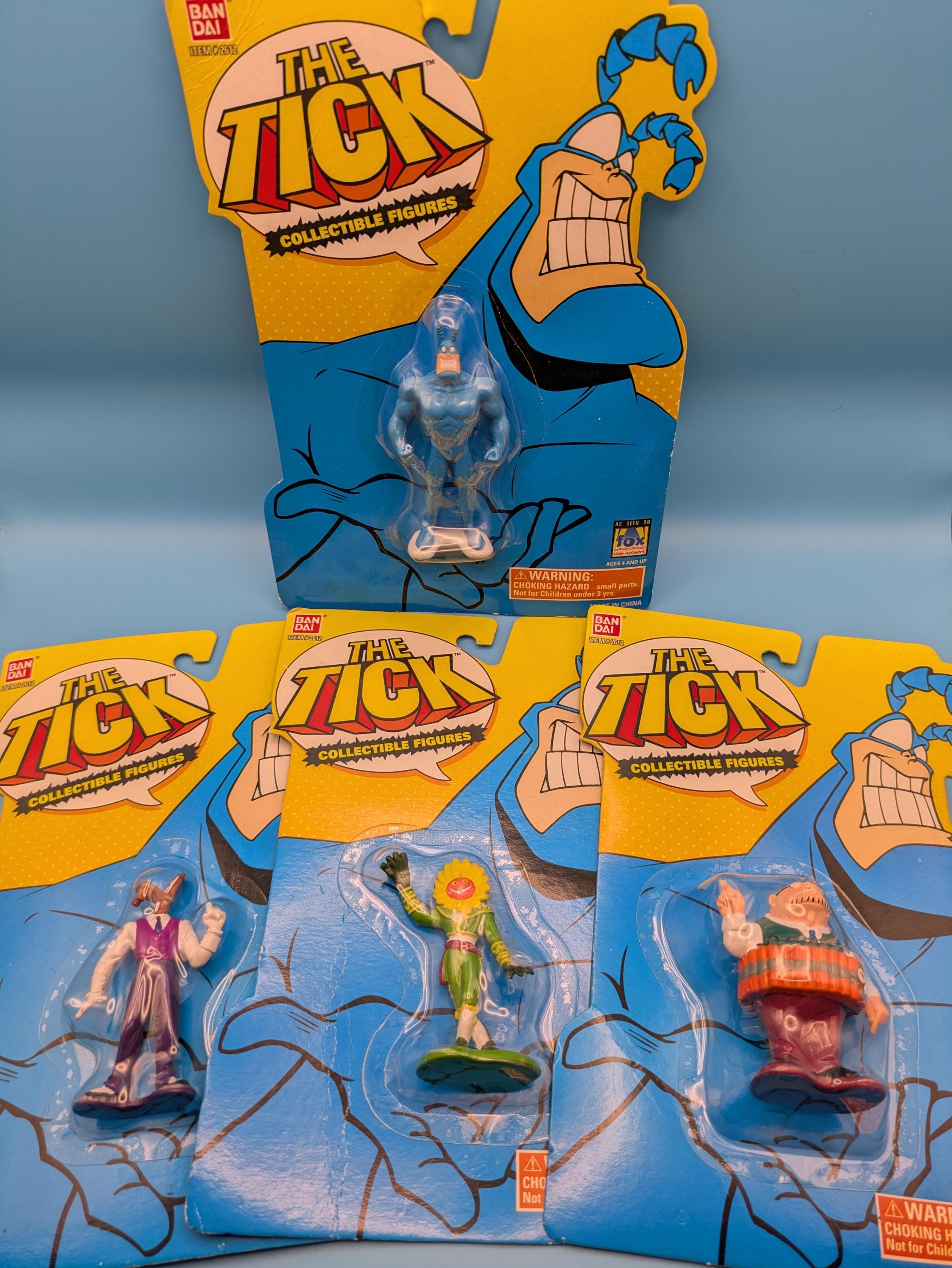 Figurine THE TICK (série Animée 1994) - SUPER ZERO Par BANDAI - Hauteur 41 Cm