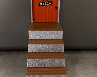 Conjunto de porta de gnomo de Natal 6 peças