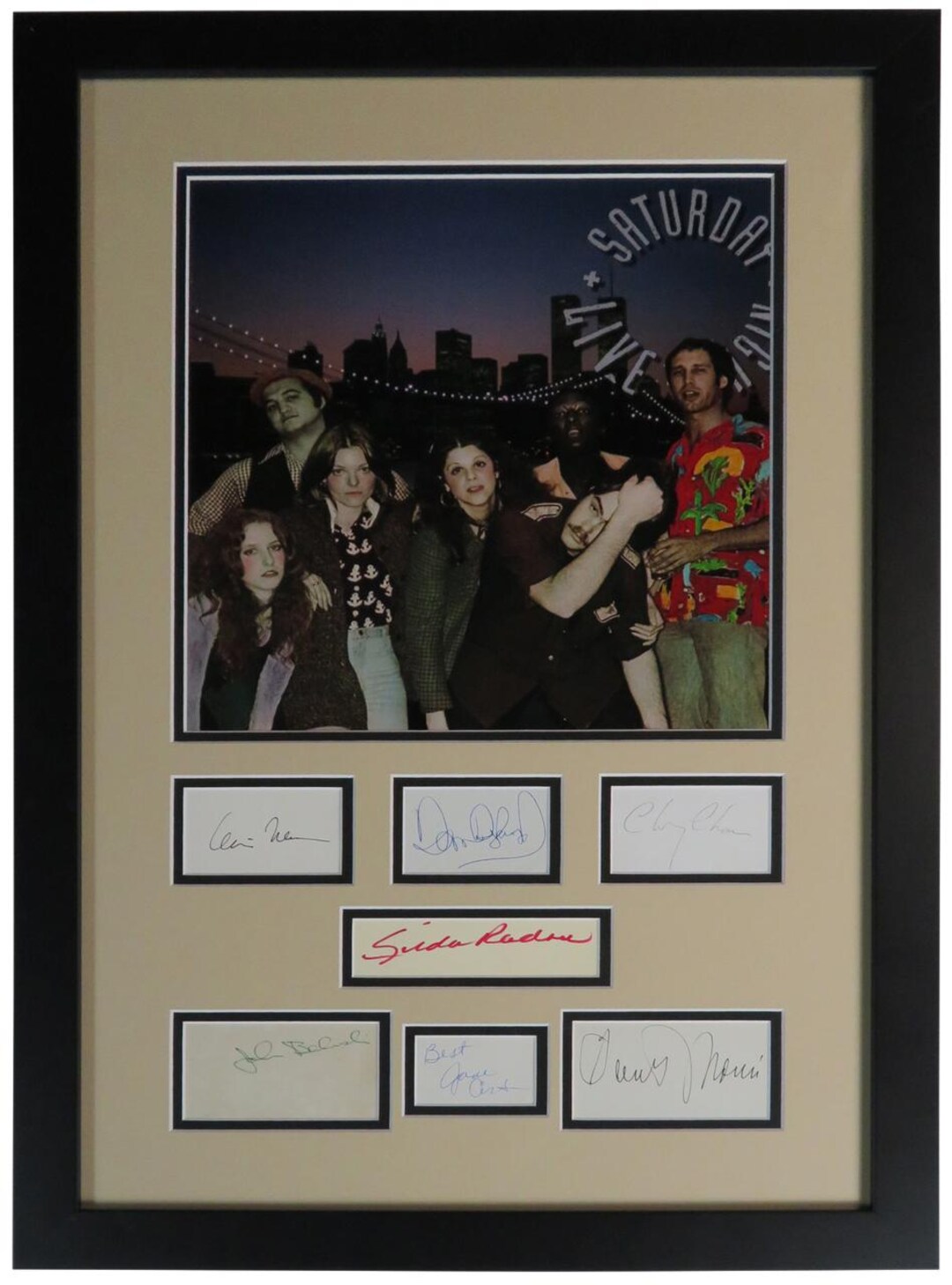 Saturday Original Saturday Night Live 1975 Original Cast Signed Framed Display - Etsy
