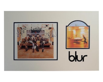 Blur Signed Matted Display