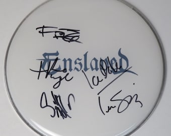 Enslaved Signed Drumhead