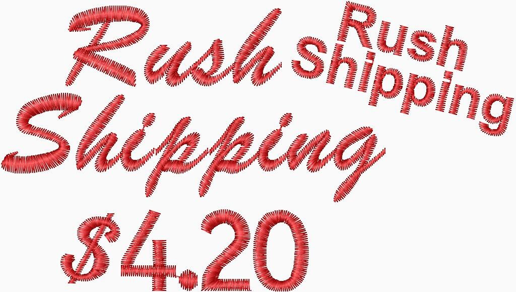 RUSH SHIPPING ONLY