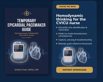 Pacemaker Troubleshooting Guide for CVICU Nurses | Hemodynamic Thinking | ICU Bedside Reference | PDF Download