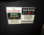 1960s Matchbook RCA Victor Mark 1 Deluxe World 39 s Most Automatic Color Tuning Color TV Scott Electric San Leandro, CA mid century