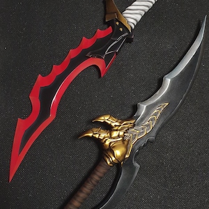 Venom Fang & Knight Killer Inspired by Korean Fantasy Anime | Handcrafted Cosplay Prop Blades
