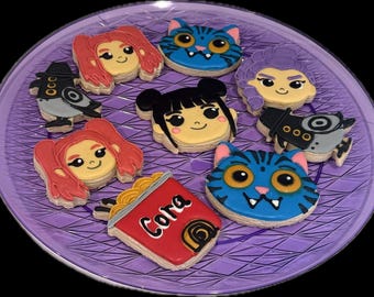 Demon Hunters Inspired Cookie Cutters, Set Of 6 STL Files