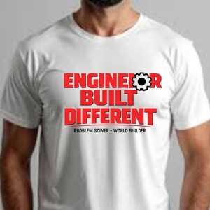 Ingenjörsbyggd annorlunda t-shirt