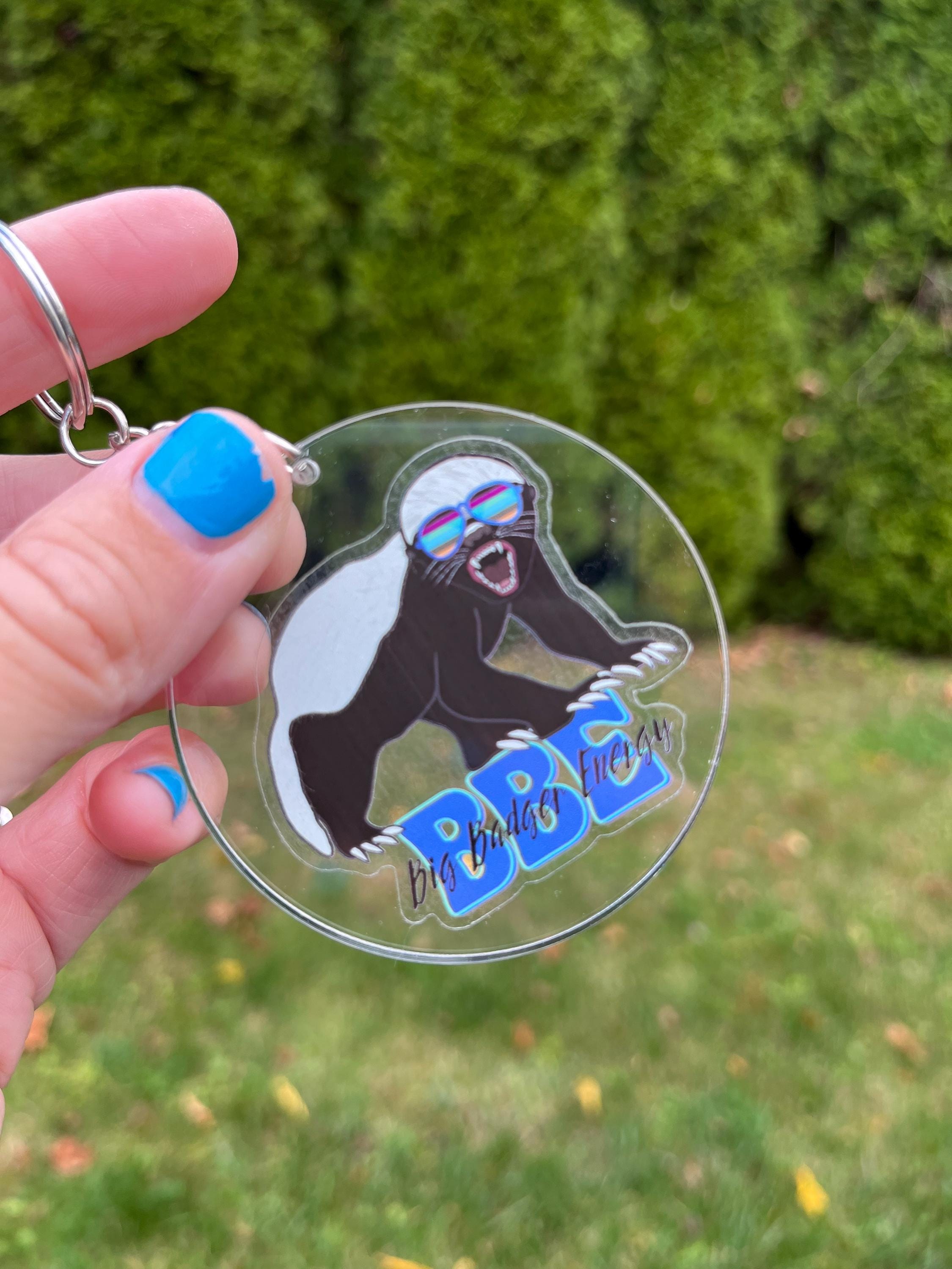 T*A様 Q Honey Badger タンカラー 置物 🍯 Honey Badger Figurine – Cute Desk Decoration – 3D Printable STL