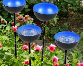Bee Waterer Set of 3 | Rustic Garden Pollinator Water Station