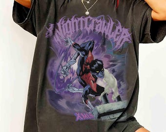 Marvel Nightcrawler X-Men Comfort Colors Shirt, Mutant Kurt Wagner Tee, Disney Superheroes, Marvel Comics Book, WDW Disneyland Family Trip