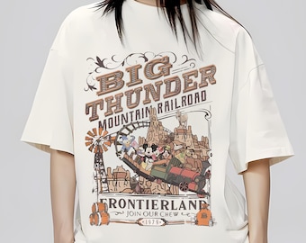 Vintage Big Thunder Mountain Railroad Mickey & Friends Tee (Digital Download)