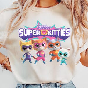 Disney Super Kitties Png, Buddy Cat Png, Bitsy Cat Png, Ginny Cat Tee, Sparks Cat Png, Disneyland Girls Trip Shirt, Disney Kids Shirt