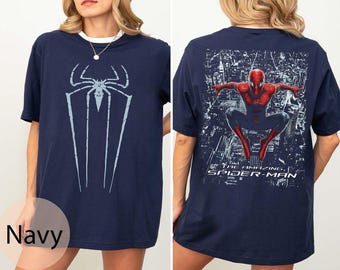 Vintage Amazing Spider-Man Comfort Colors Shirt, Andrew Spiderman Tee, Marvel Comic Gift, Avengers Disney Shirt, Marvel Trip Tee