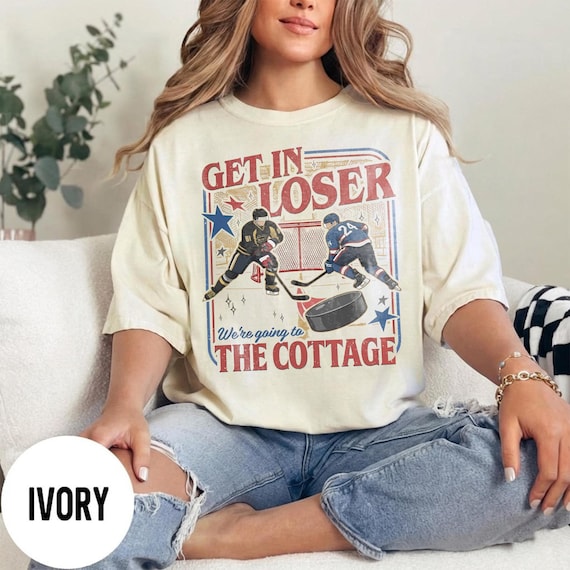 Get In Loser Comfort Colors® Shirt, We’re Going to the Cottage Tee, Heated Rivalry Gift, Ilya & Shane Pride Graphic Romance Book Shirt
