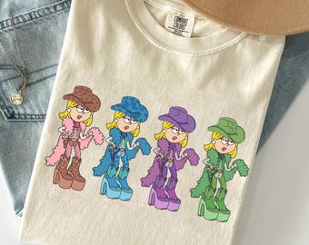 Disney Channel Movie Lizzie McGuire Cowgirl T-Shirt, 90s Nostalgic Sweatshirt, Disneyland Family Matching Shirt