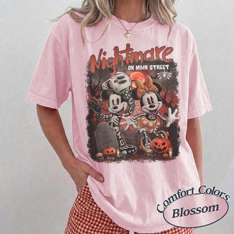Vintage Halloween The Nightmare Before Christmas Shirt, This is Halloween Everybody Make A Scene Tee, Jack and Sally Halloween 2026 Shirt bild 5