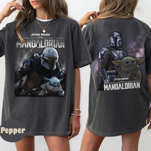 Camiseta vintage de Mandalorian, camiseta de Din Djarin Grogu de Star Wars, camiseta "This Is The Way", camiseta de regalo para fans de Star Wars, camiseta de Mandalorian de Disneyland. imagen 1