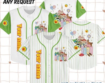 Individuelles Disney Toy Story 5 Baseball Baseball Trikot, Disney Toy Story Baseball Trikot, Toy Story Baseball Team Outfit