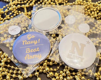 Navy Pocket Mirror