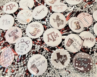 Texas A&M Game Day Buttons
