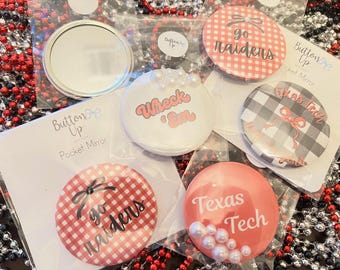 Texas Tech Pocket Mirror