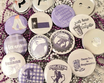 Tarleton Game Day Buttons