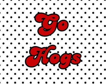 University of Arkansas Game Day Buttons