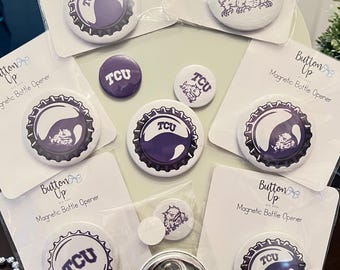 TCU Magnetic Bottle Opener
