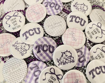 TCU Game Day Buttons