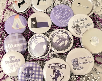 Tarleton Game Day Buttons