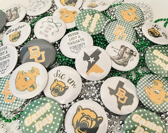 Baylor Game Day Buttons