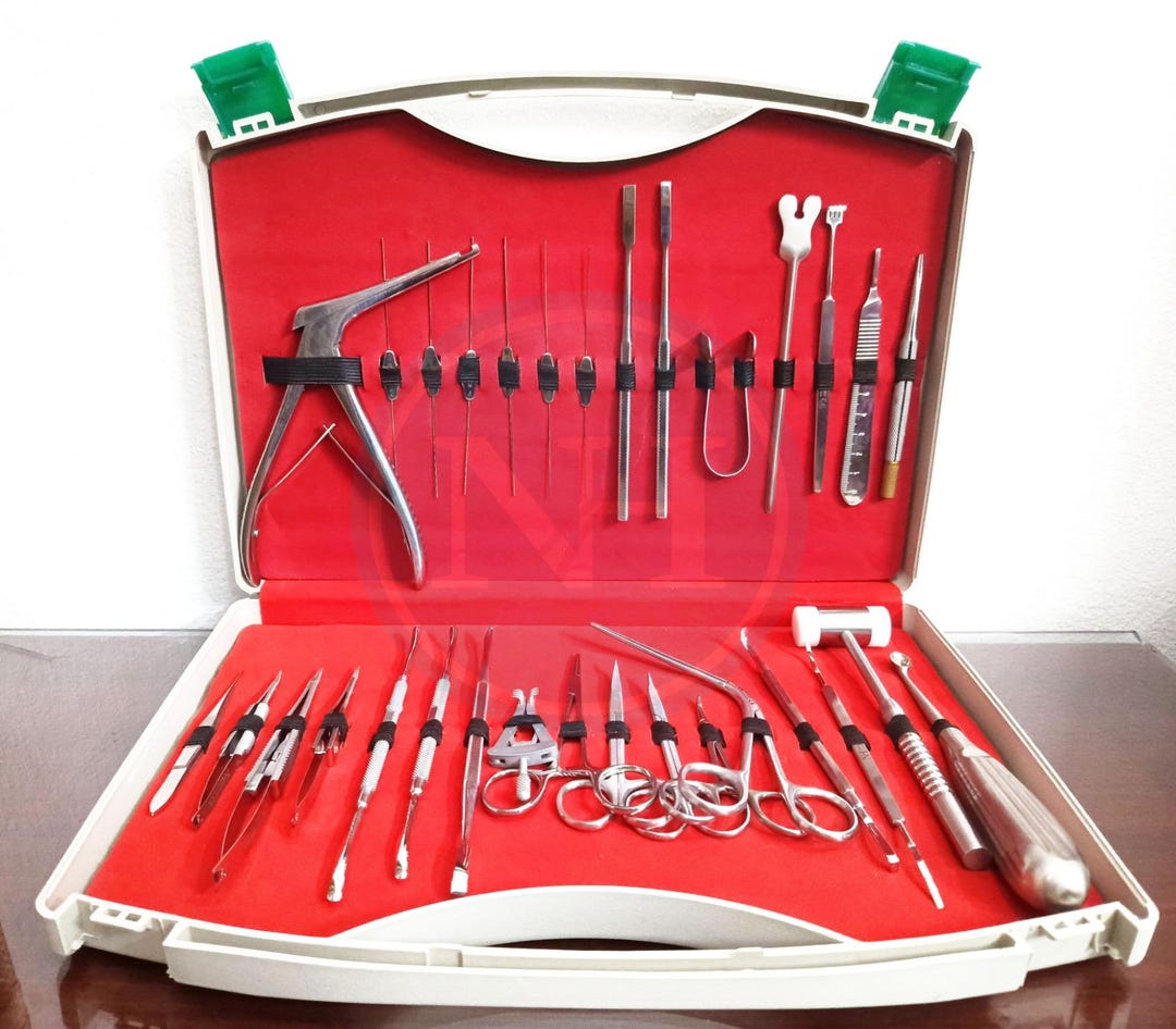Dcr Set DCR Surgery Set/kit Stainless Steel 28PCS With Plastic Box Packaging - Etsy
