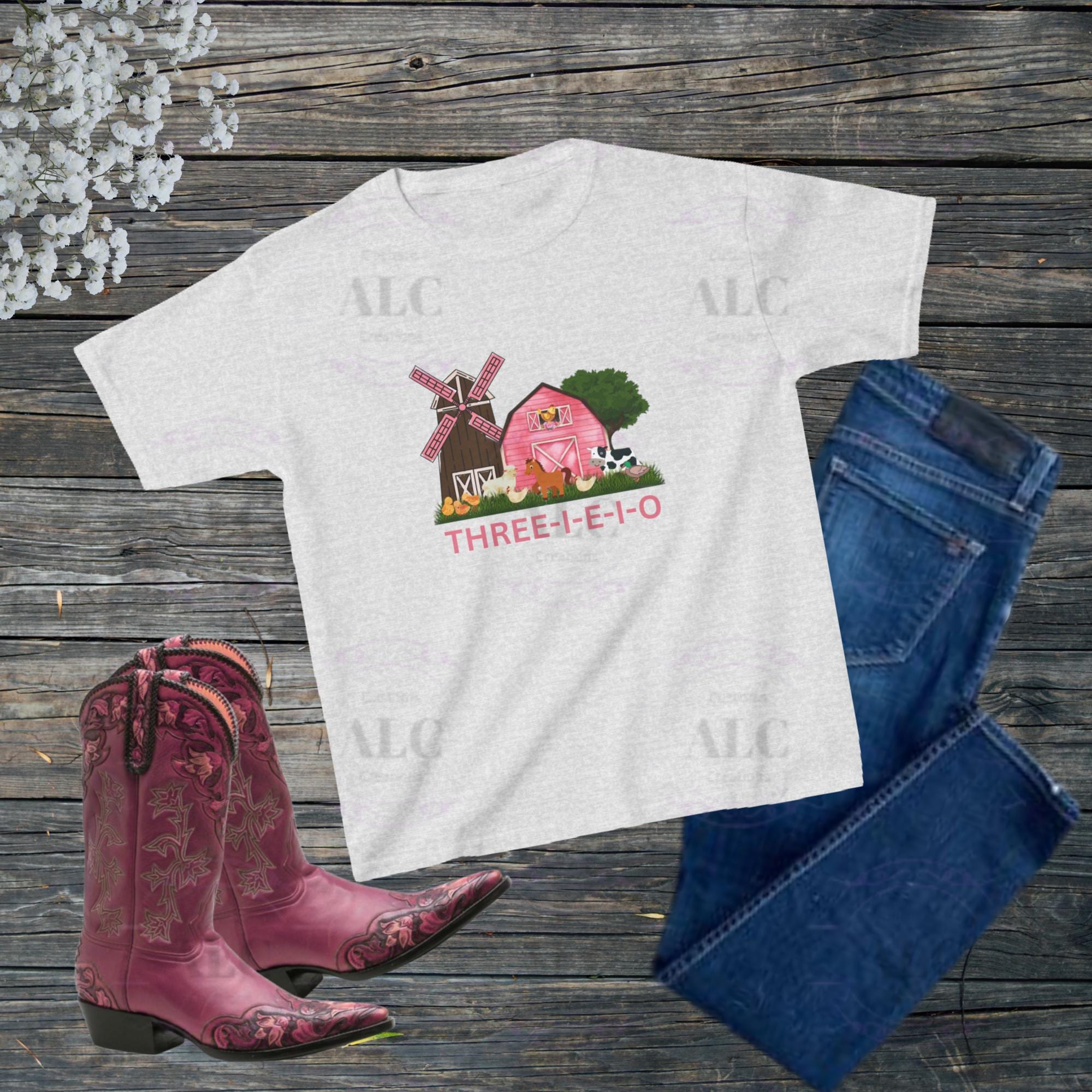 Three-I-E-I-O バースデー PNG、Three-I-E-I-O バースデー シャツ デザイン、Three-I-E-I-O バースデー  テーマ、3 歳の誕生日 PNG、3 歳の誕生日テーマ - Etsy 日本