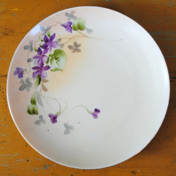 Nippon Hand Painted Plate Etsy