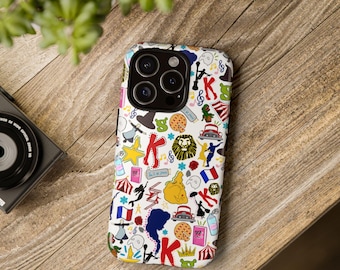 Hand-Drawn Broadway Musical Phone Case | Theatre Lover Gift