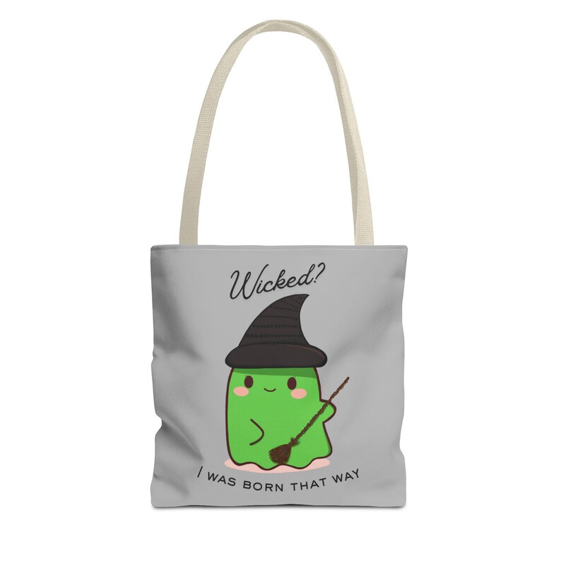 Elphaba Ghost Tote Bag: Wicked Broadway Musical Fan Gift image 2