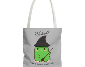 Bolsa de tela fantasma de Elphaba: un regalo para un fanático de los musicales de Broadway.