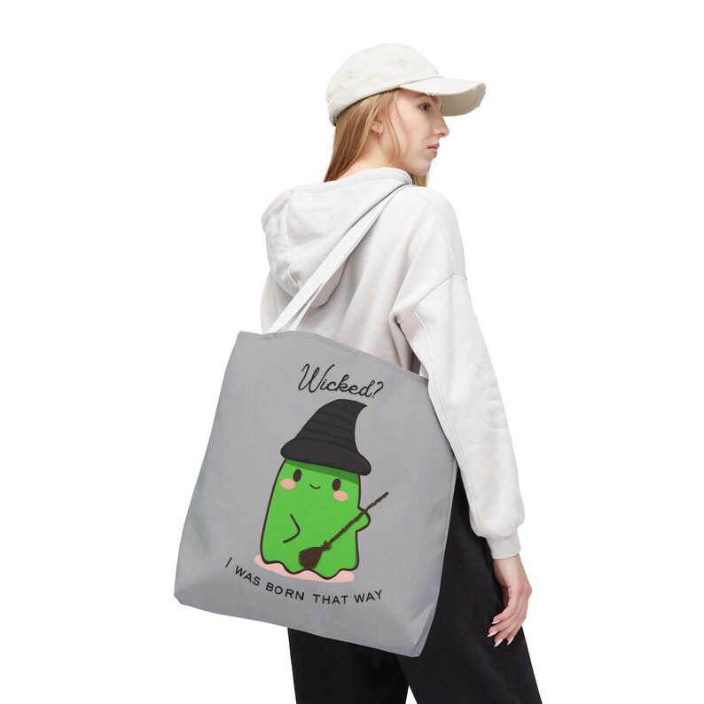 Elphaba Ghost Tote Bag: Wicked Broadway Musical Fan Gift image 3