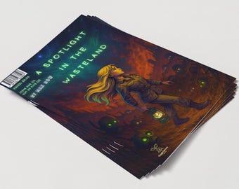 A Spotlight in the Wasteland - Issue #1 (of 5) | Original Indie Sci-Fi Comic by Max Bow | Illustrated Adventure Graphic Novel